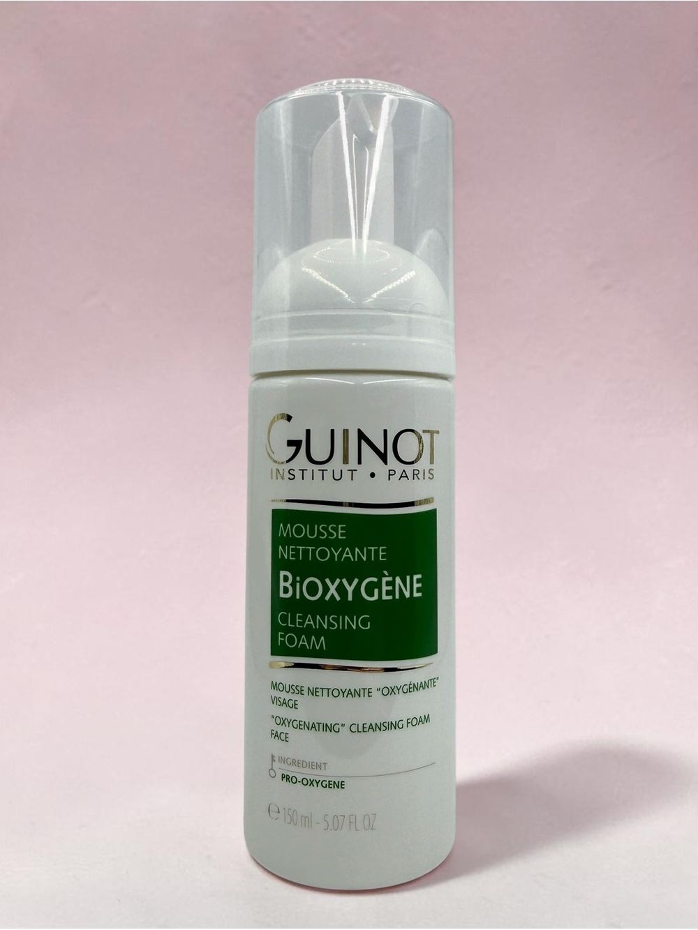 Guinot Bioxygene Cleansing Foam Facial Cleanser 5.07 oz 150ml All Skin Types